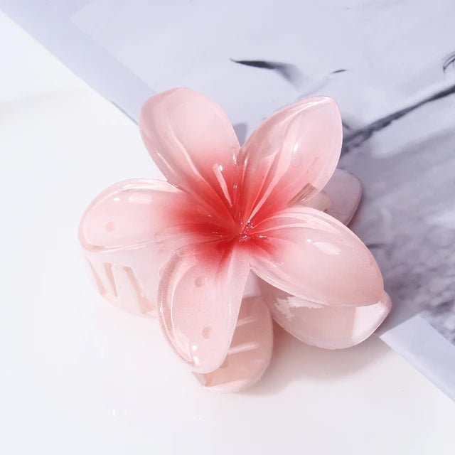 Pince Γ  Cheveux Fleur de Frangipanier β LβΓlΓ©gance Exotique Γ  PortΓ©e de Main - La boutique de Nannye