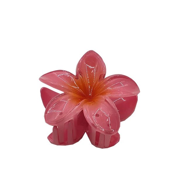 Pince Γ  Cheveux Fleur de Frangipanier β LβΓlΓ©gance Exotique Γ  PortΓ©e de Main - La boutique de Nannye
