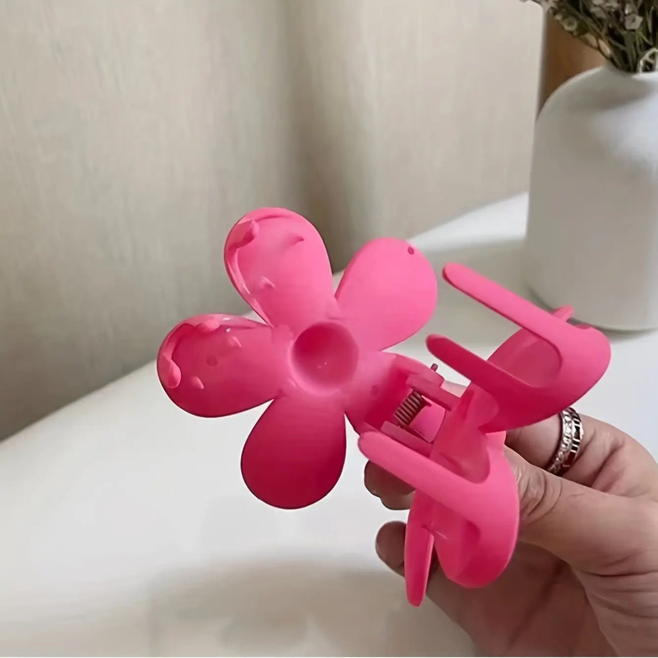 Pince crabe fleur pour cheveux - La boutique de Nannye