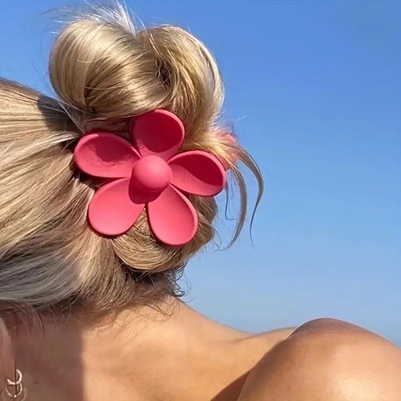 Pince crabe fleur pour cheveux - La boutique de Nannye