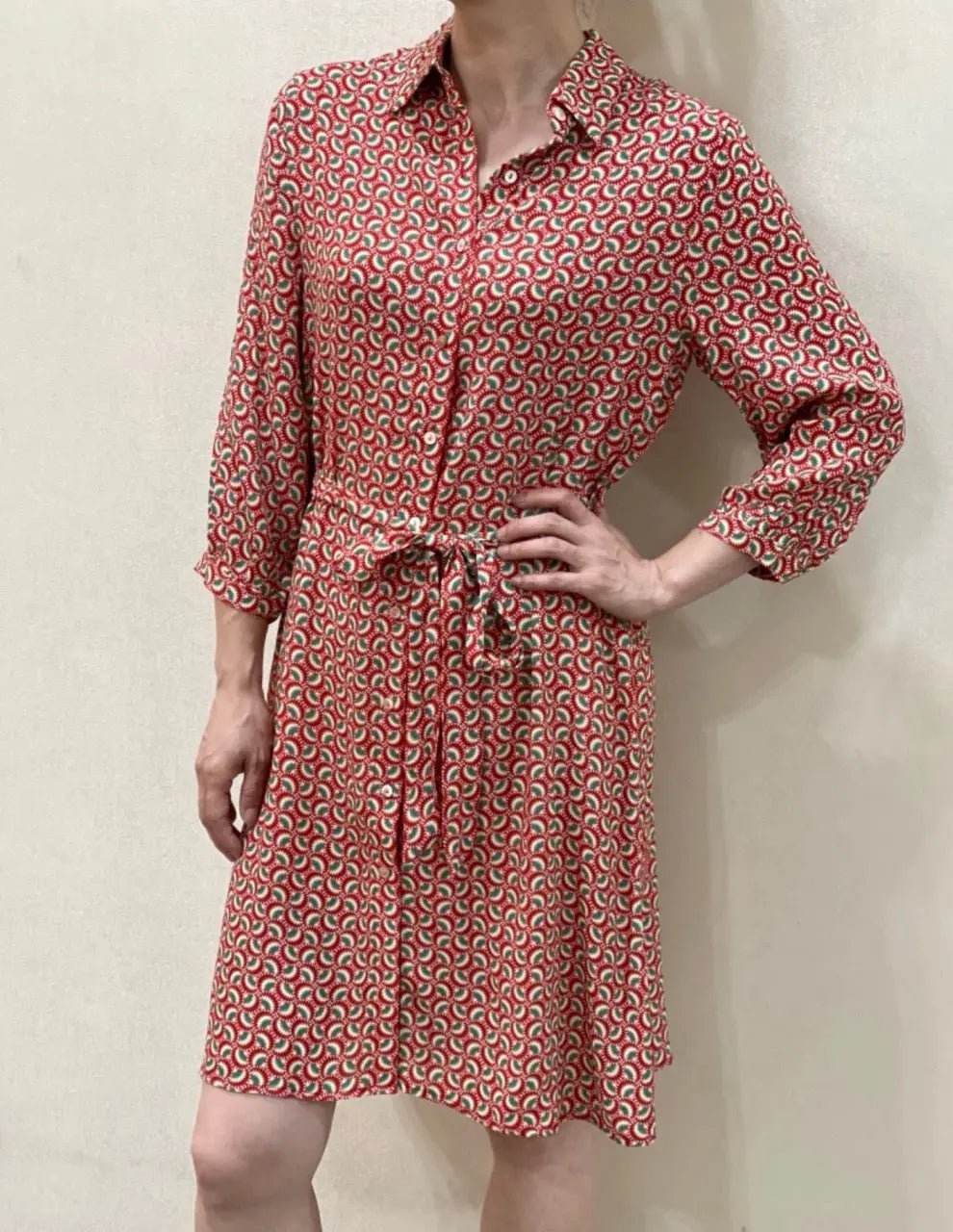 Robe Chemise imprimée Evie - La boutique de Nannye