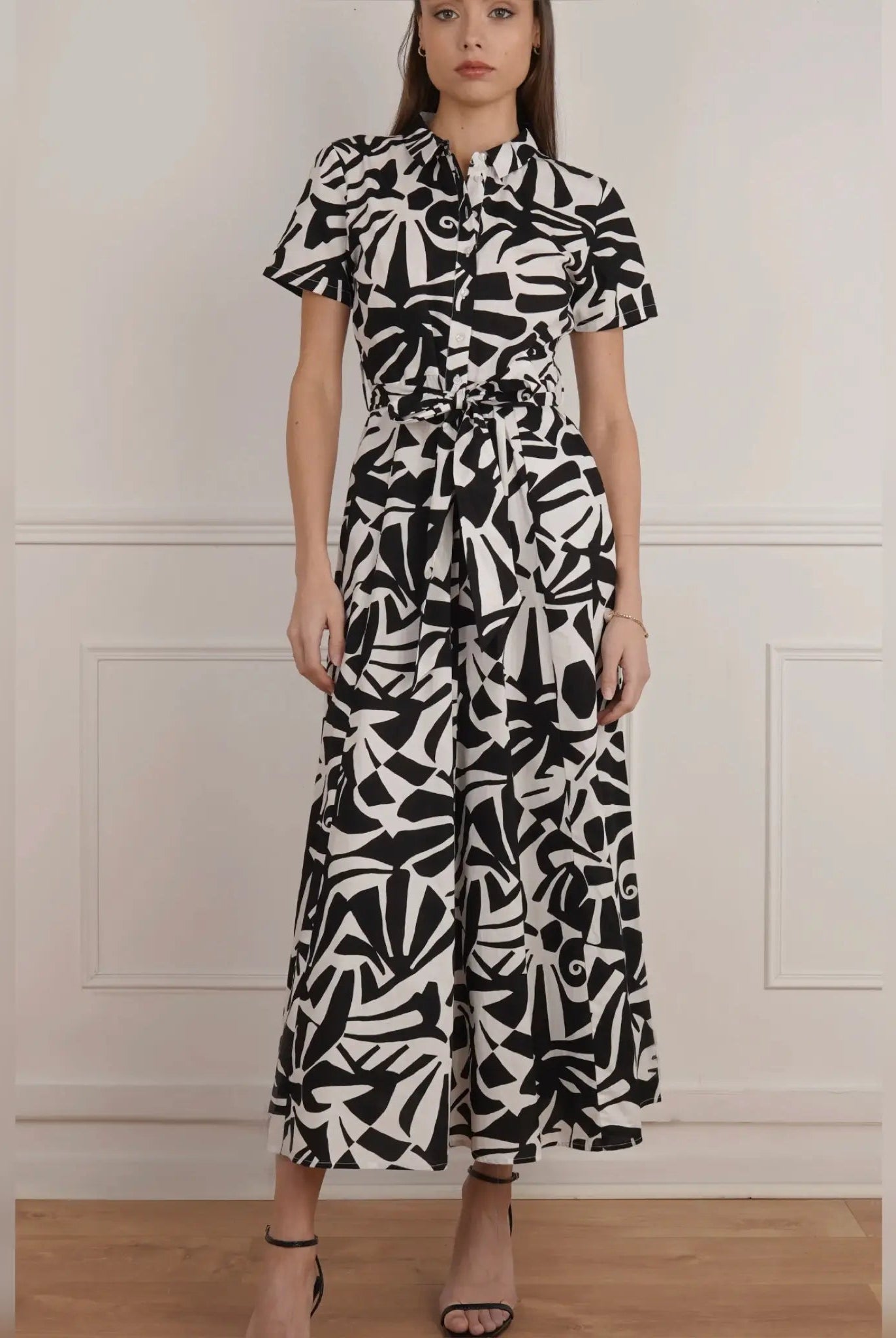 Robe chemise imprimée Jane Goa Paris - La boutique de Nannye