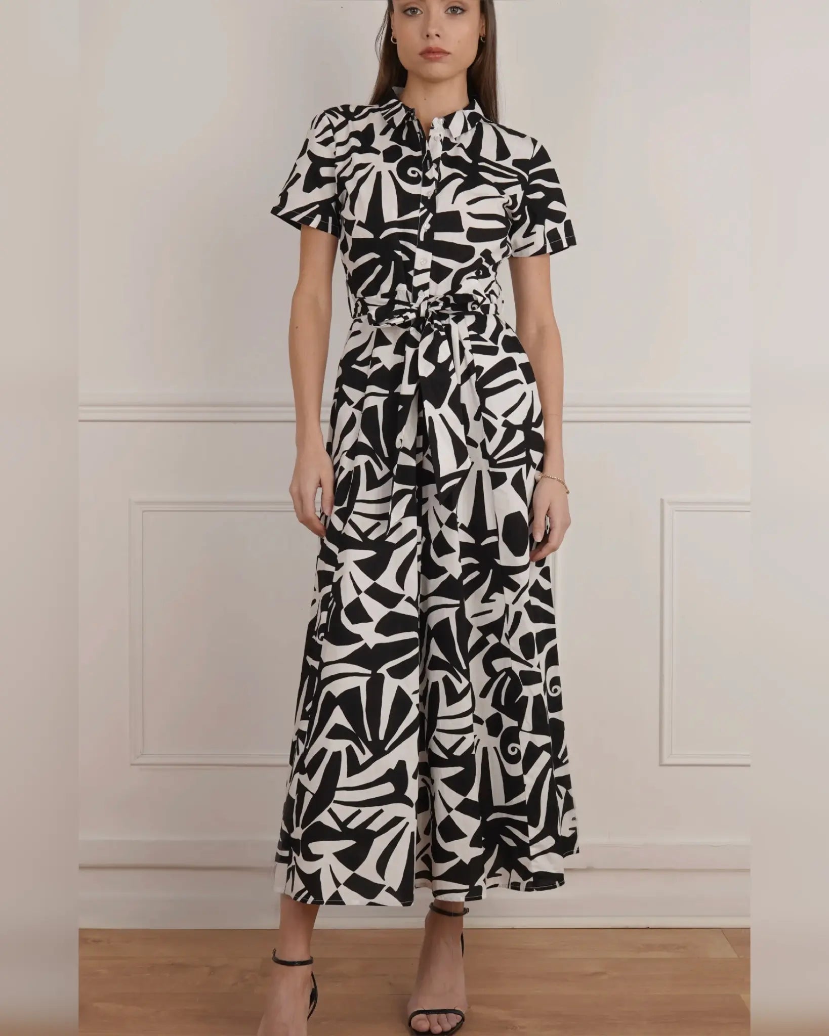 Robe chemise imprimée Jane Goa Paris - La boutique de Nannye