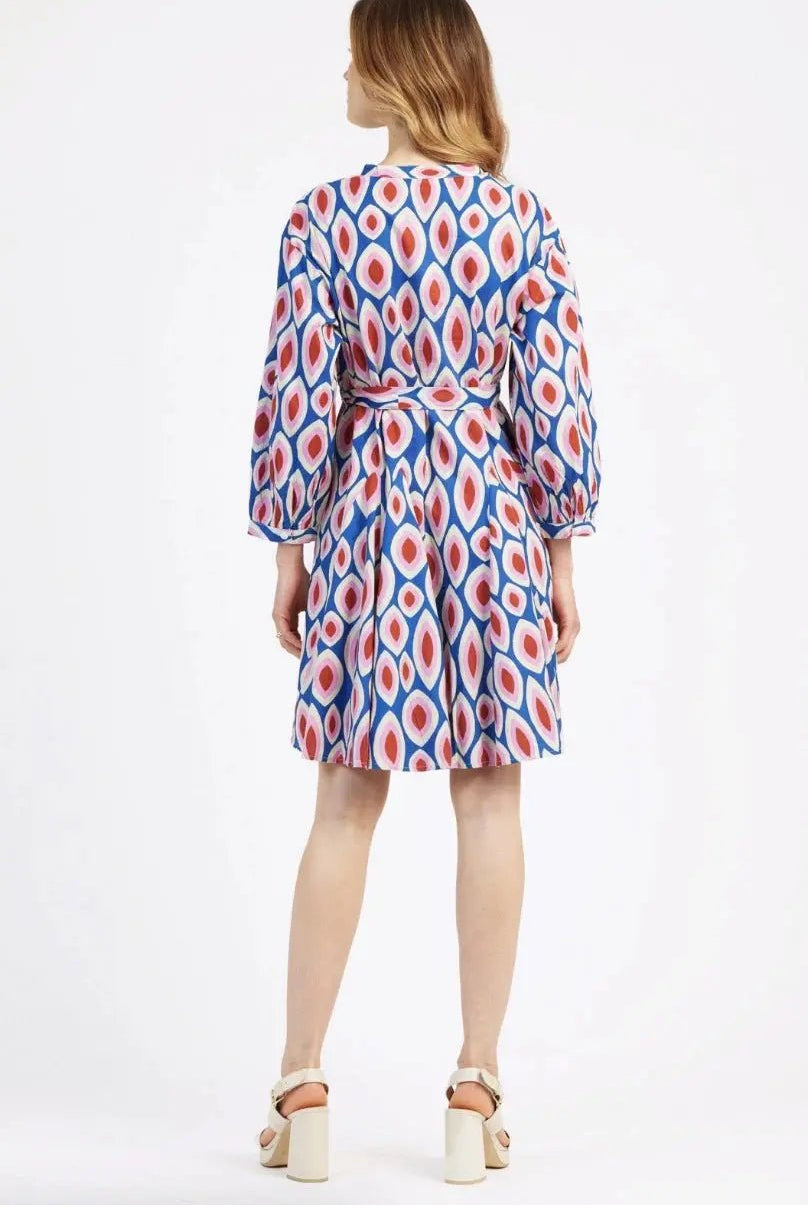 Robe courte et évasée imprimée Odreano - La boutique de Nannye