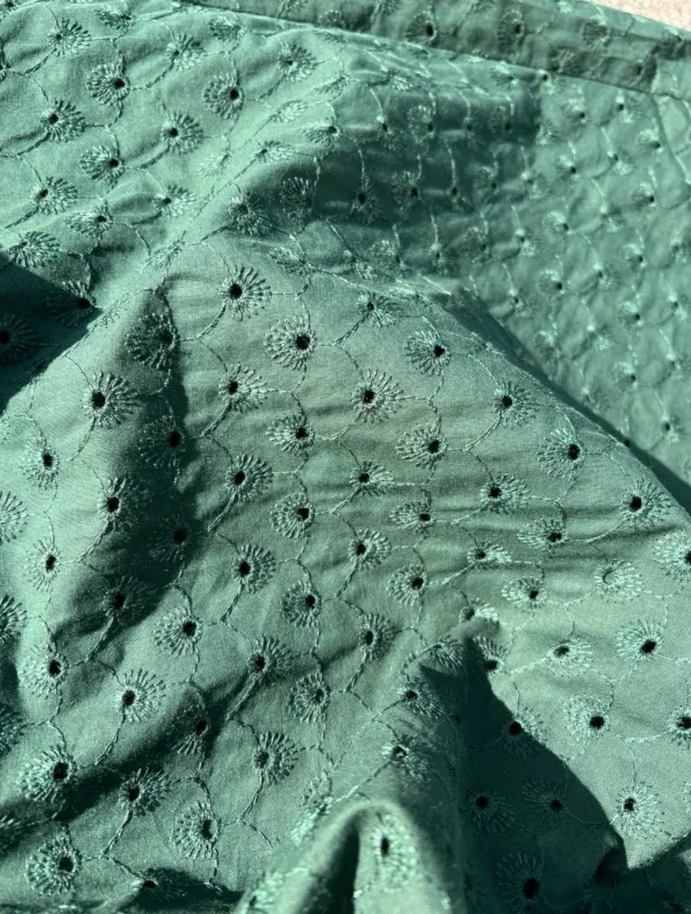 Robe dentelle verte - La boutique de Nannye