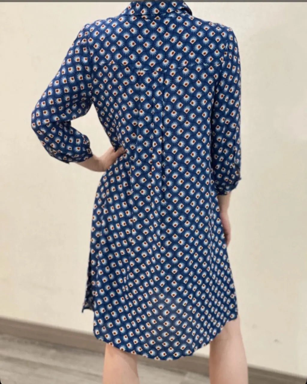 Robe droite imprimée Johana - La boutique de Nannye