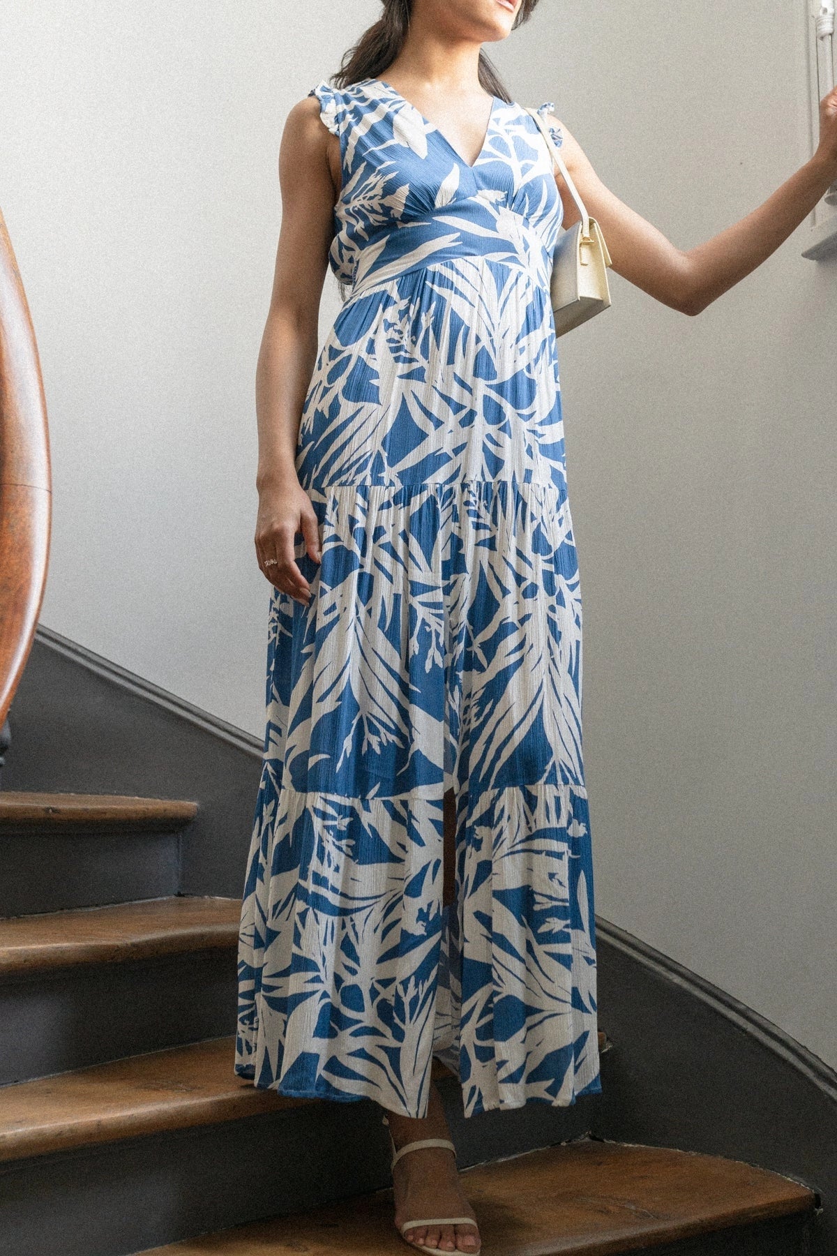 Robe Dyna Bleue Goa Paris - Élégance Féminine et Confort Absolu - La boutique de Nannye