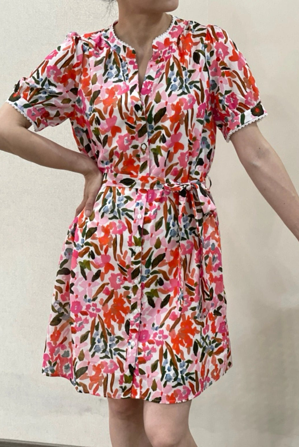 Robe fleurie Manala It hippie - La boutique de Nannye