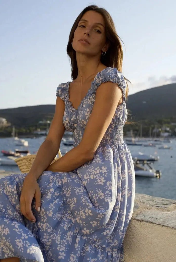 Robe longue fleurie Felia Goa Paris - La boutique de Nannye