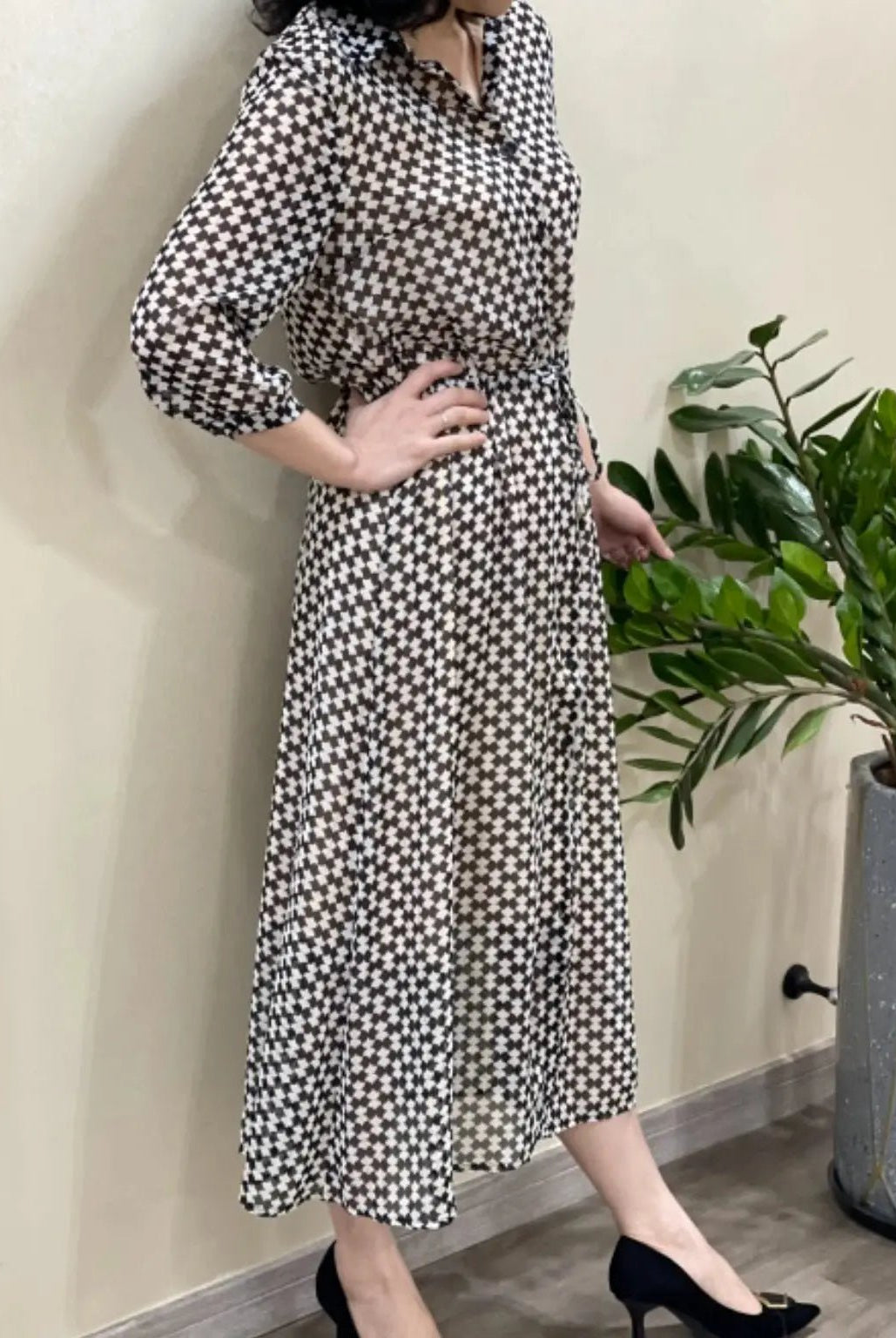 Robe longue imprimée Carlita - La boutique de Nannye