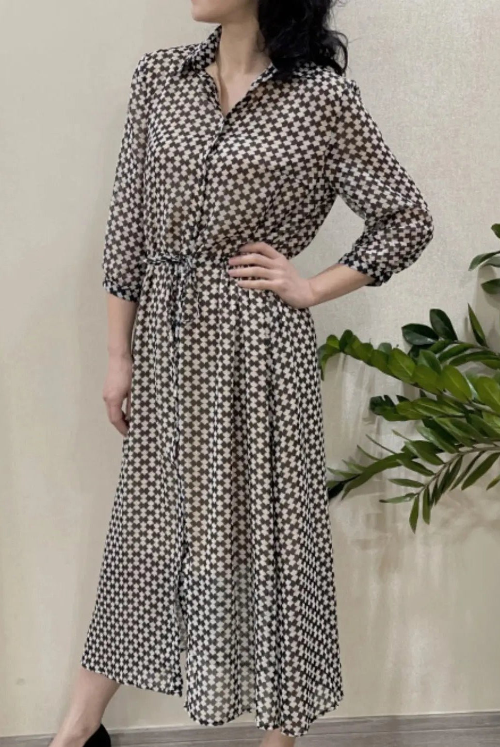 Robe longue imprimée Carlita - La boutique de Nannye