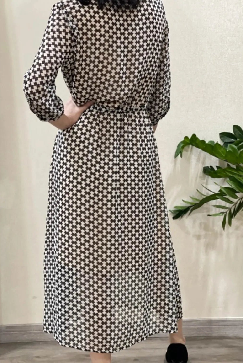 Robe longue imprimée Carlita - La boutique de Nannye