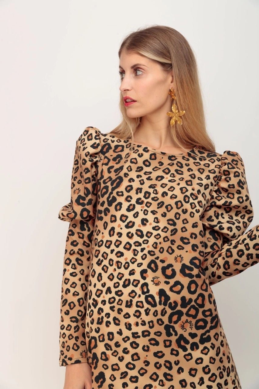 Robe Lunar Leopard – Sophistication féline - La boutique de Nannye