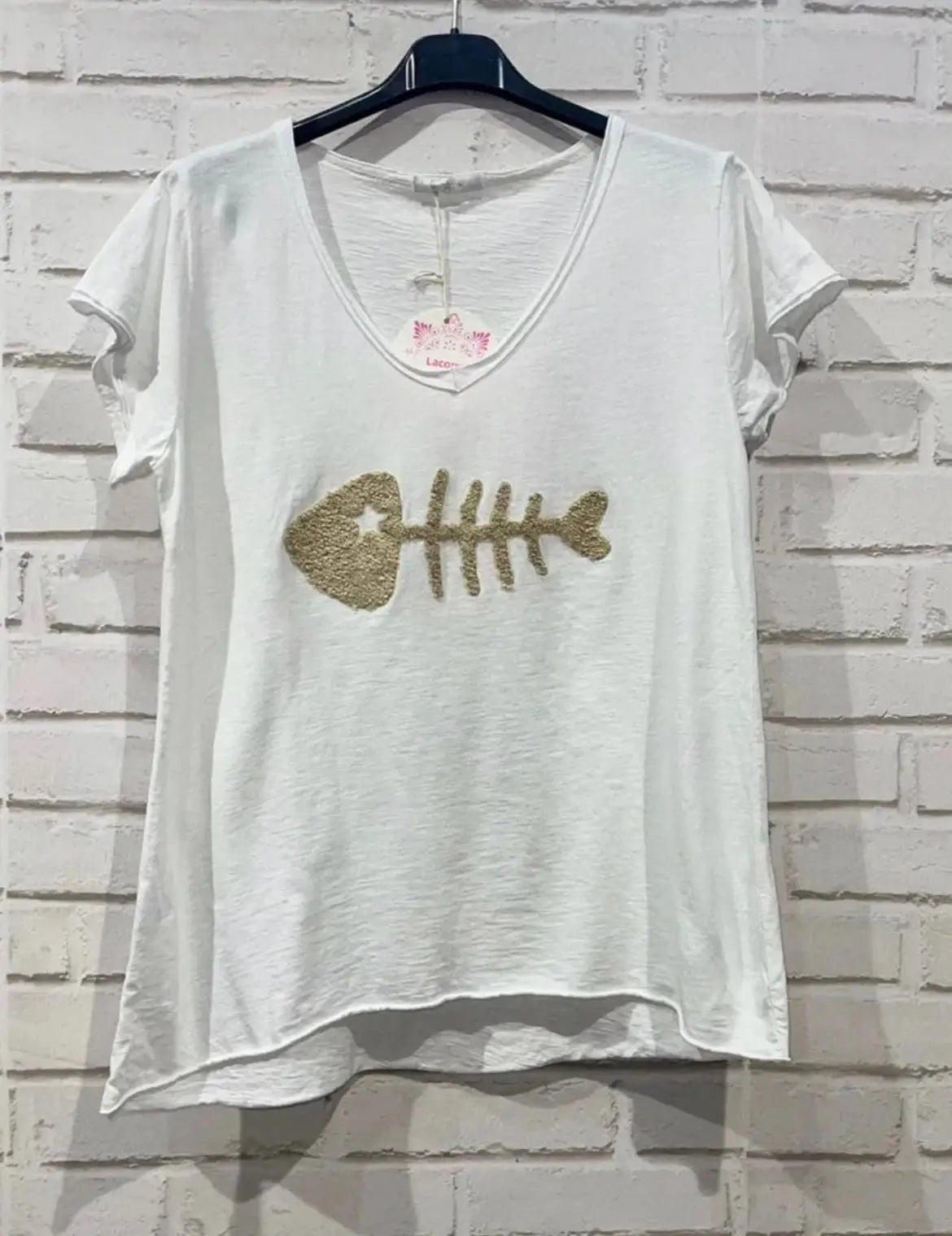 Tee - shirt manches courtes fish plusieurs coloris - La boutique de Nannye