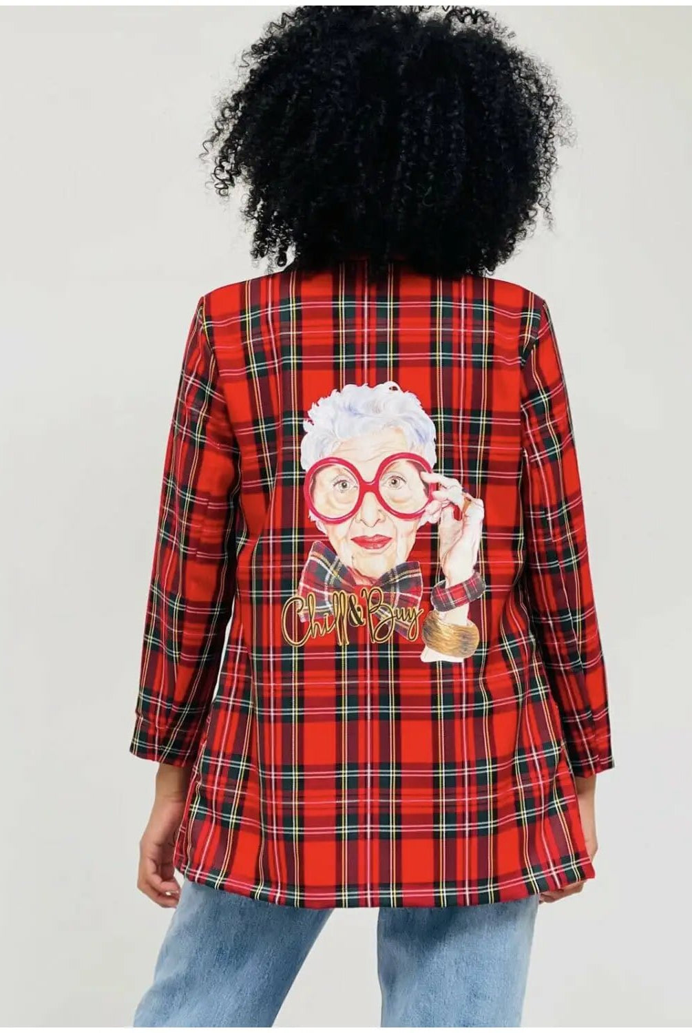 Veste blazer écossais Grandma - La boutique de Nannye