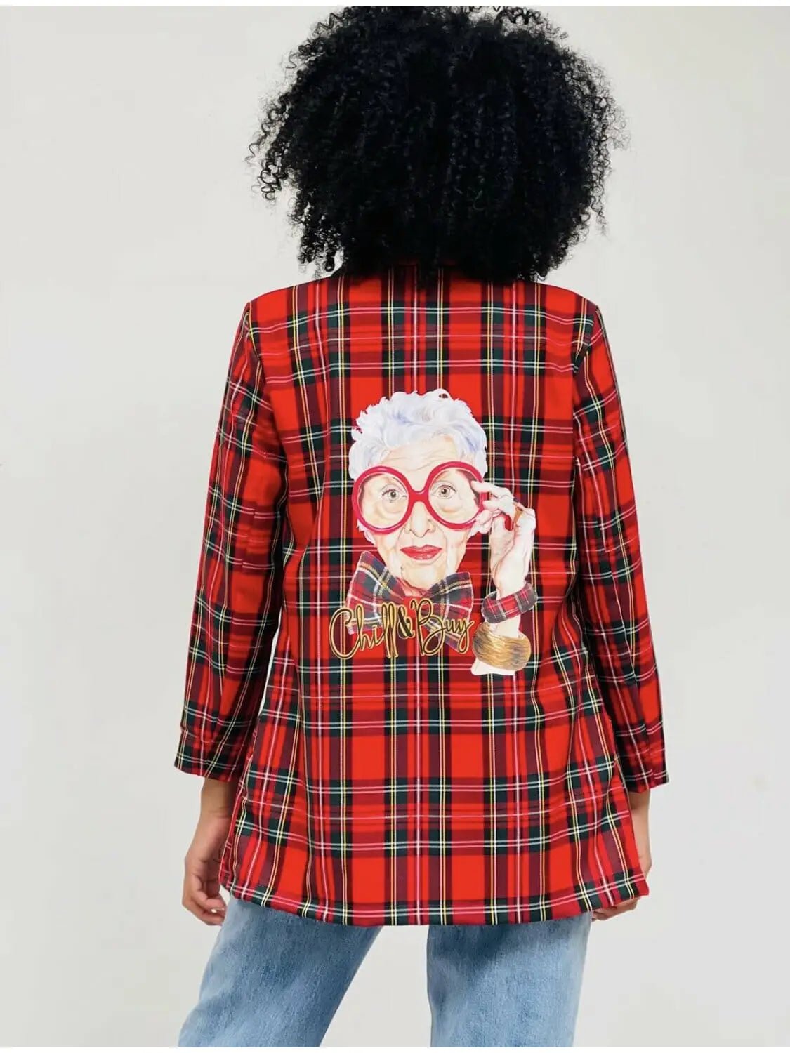 Veste blazer écossais Grandma - La boutique de Nannye