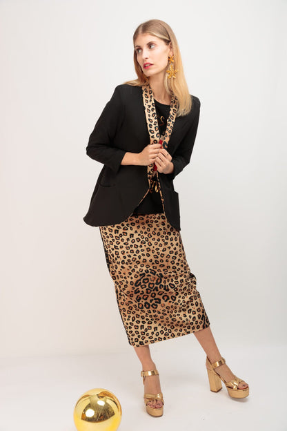 Blazer Smoking Leopard Skull – L’audace au service de l’élégance