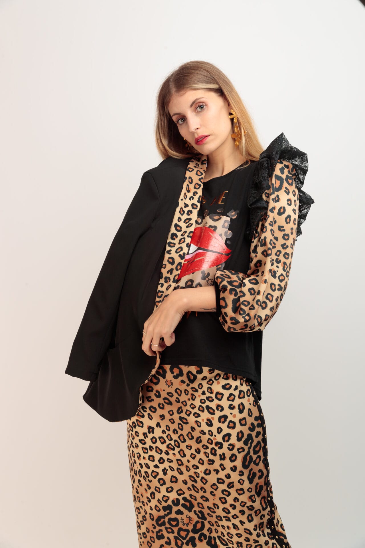 Blazer Smoking Leopard Skull – L’audace au service de l’élégance