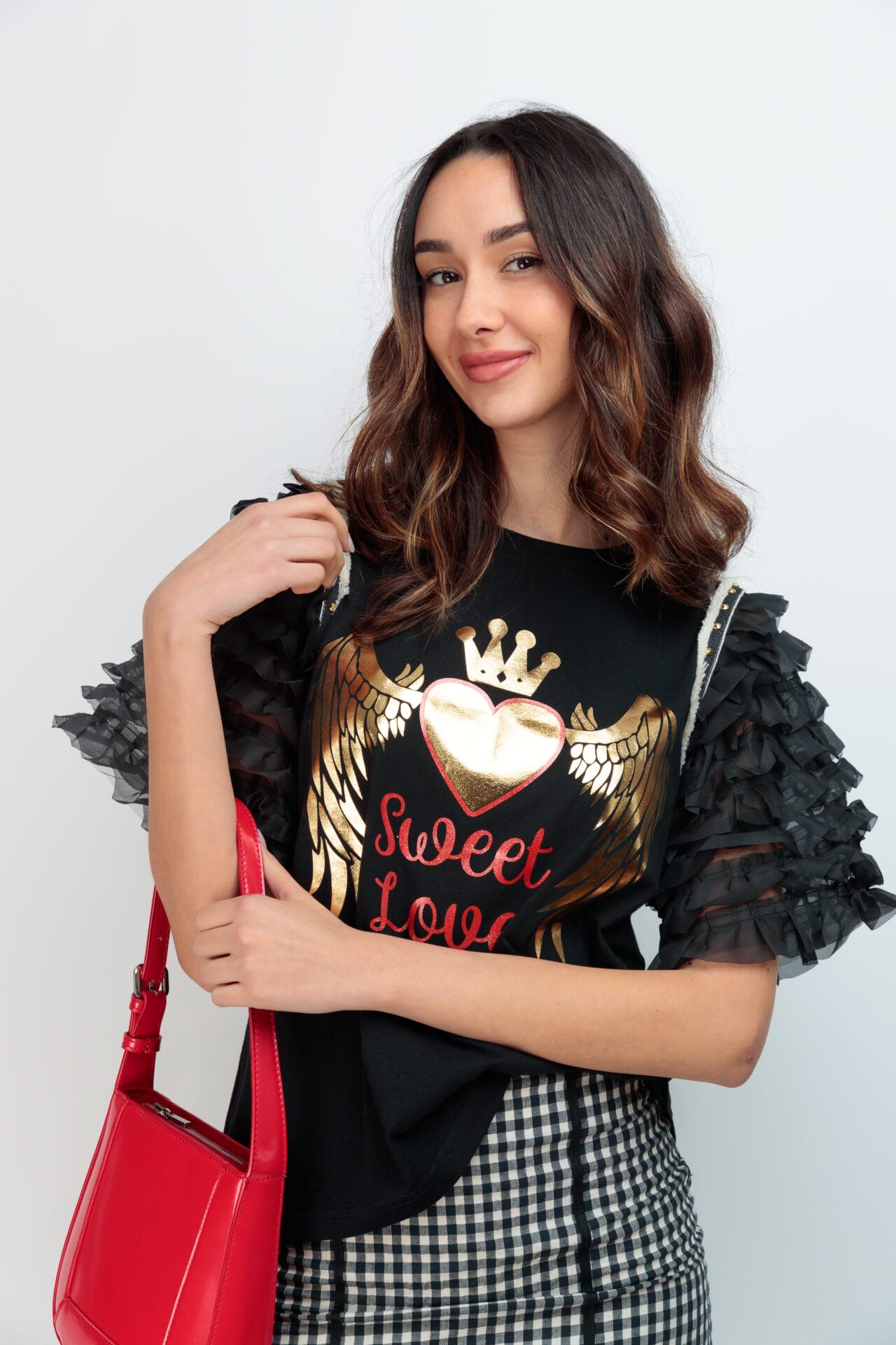 T-shirt Super 8 Sweet Love – Un volume subtil pour un style affirmé