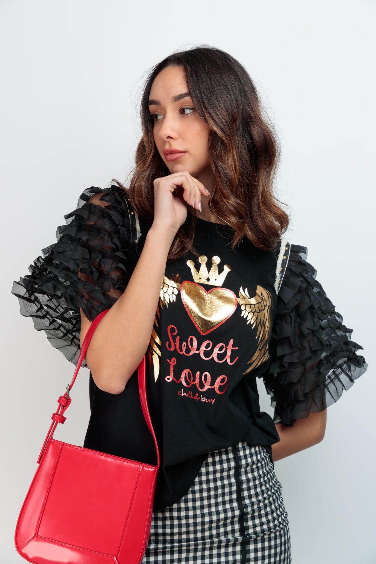 T-shirt Super 8 Sweet Love – Un volume subtil pour un style affirmé