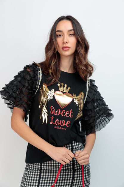 T-shirt Super 8 Sweet Love – Un volume subtil pour un style affirmé