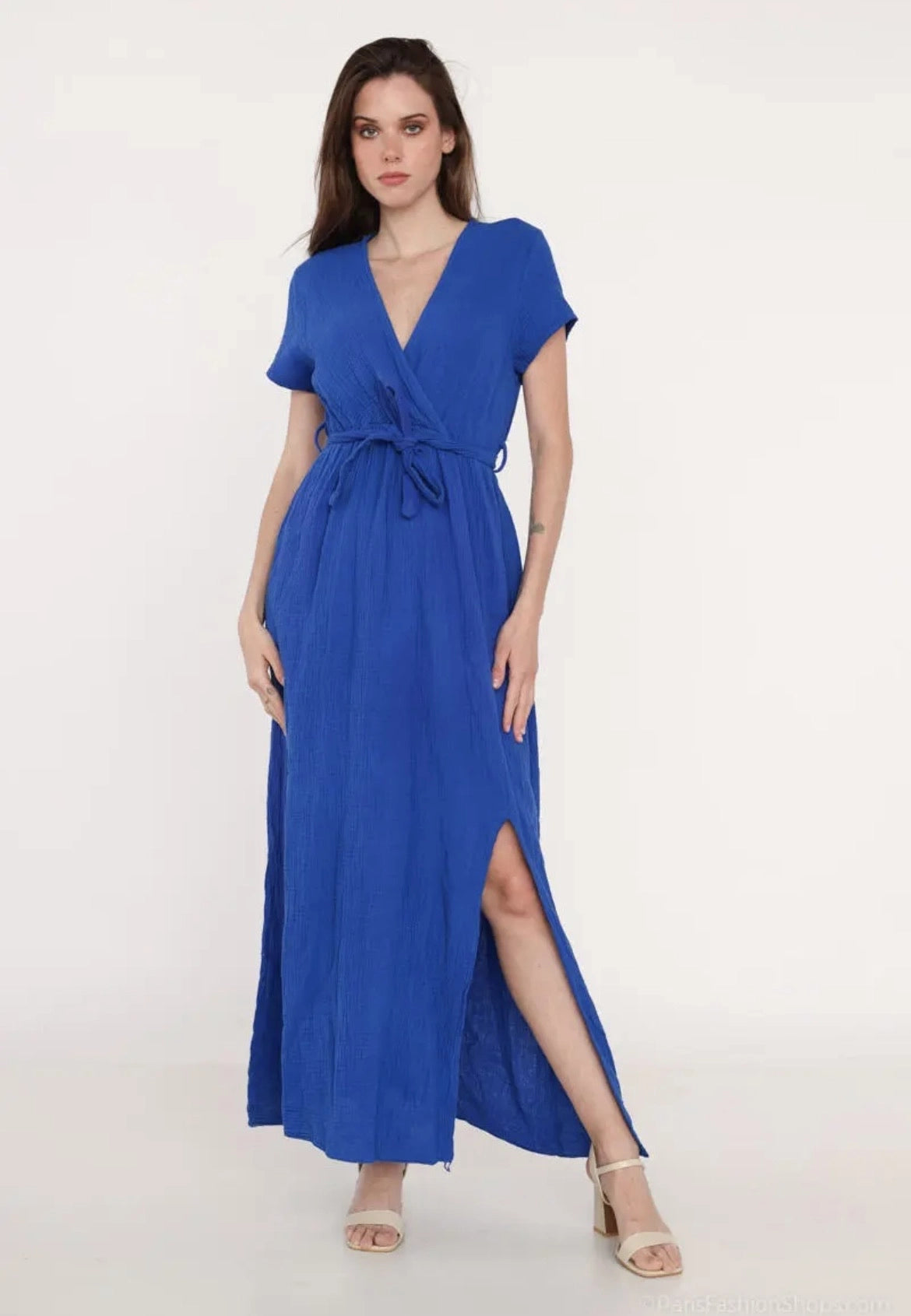 Robe longue évasée Aurora 