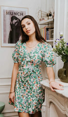 Robe courte fleurie Jennifer 