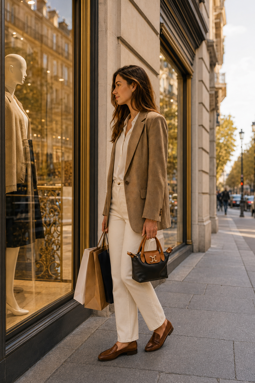 Sac a main en cuir bicolore avec bandouliere amovible femme
