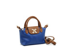 Sac a main en cuir bicolore avec bandouliere amovible femme
