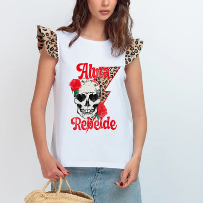 T-shirt Mini Volante Alma Rebelde – L’allié stylé au détail raffiné