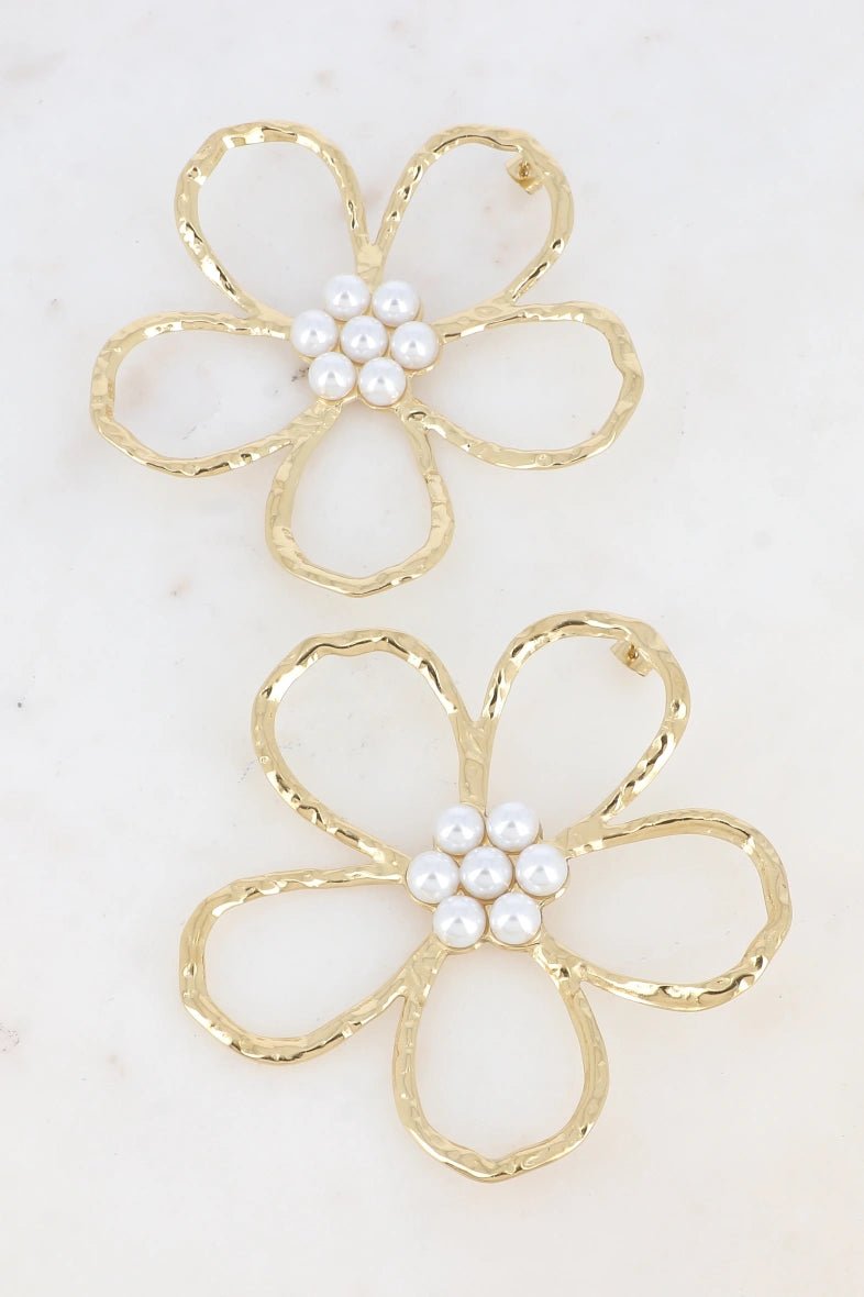 Boucles puces Trinity XL – Élégance sculpturale et éclat raffiné - La boutique de Nannye