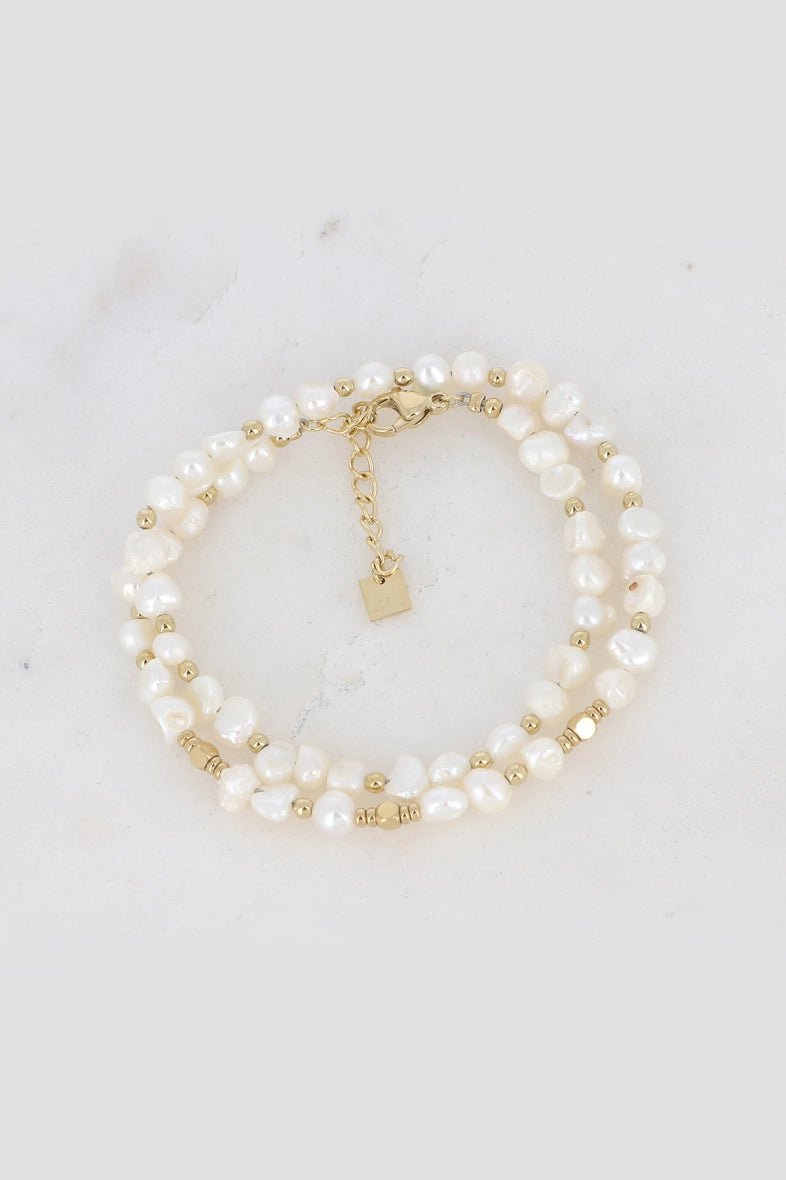 Bracelet Double Perles Angele - La boutique de Nannye