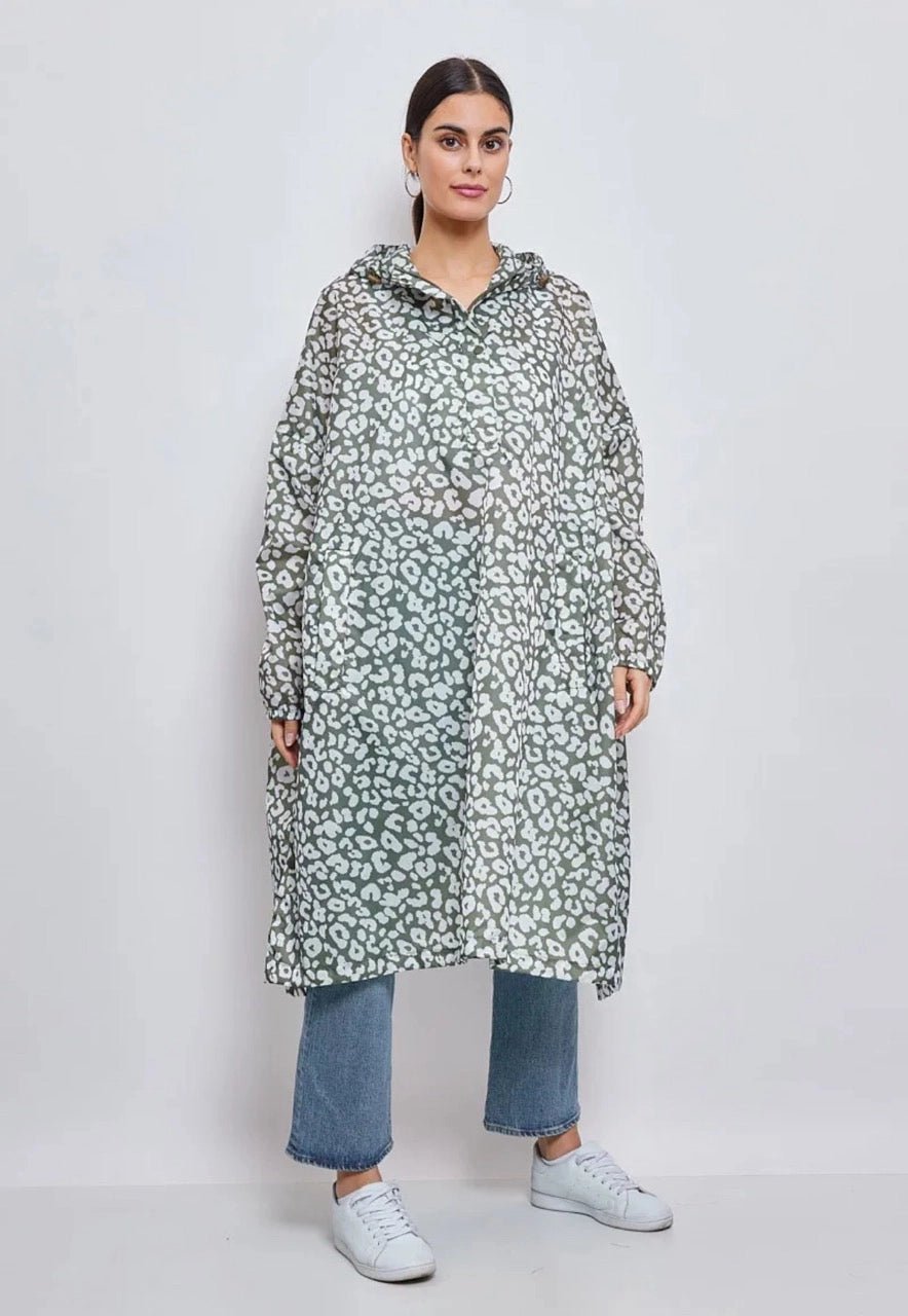 Cape imperméable Léo kaki - La boutique de Nannye