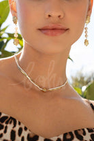 Collier Adelya à Deux Rangs – Élégance et Raffinement - La boutique de Nannye