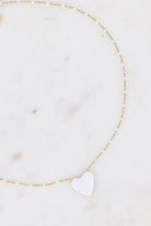 Collier Chaîne Cristobal Cœur en Résine - La boutique de Nannye