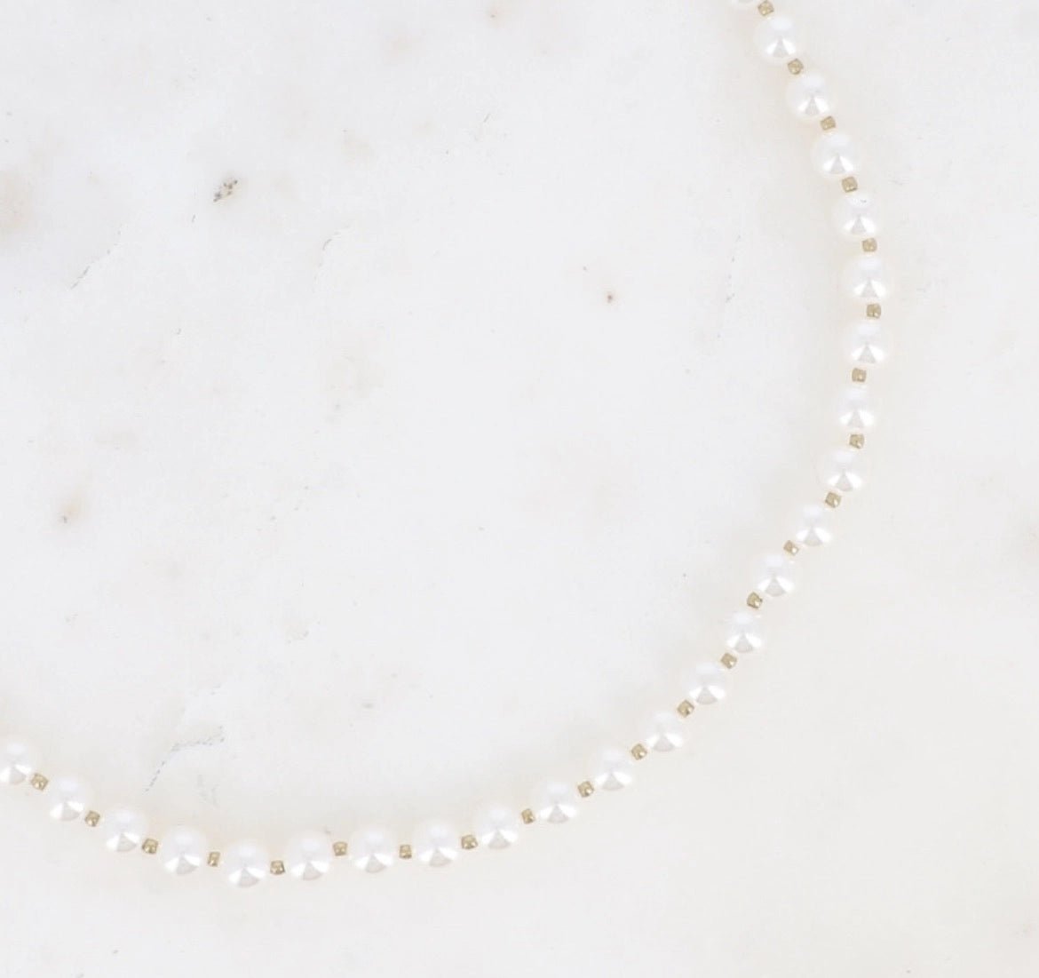 Collier Perles Blanches Copole - La boutique de Nannye