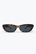 Q2 Lunettes de soleil œil de chat en acétate écaille de tortue multicolore
