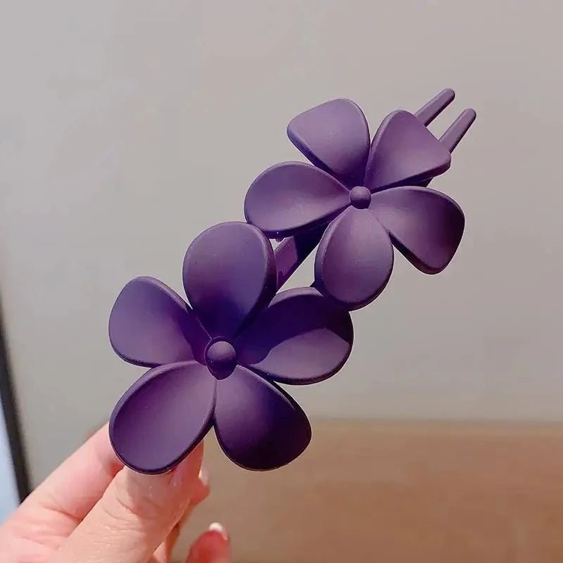 Pince à Cheveux Double Fleurs Façon Peigne – Élégance et Praticité au Quotidien - La boutique de Nannye