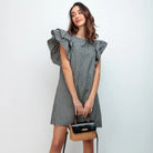 Robe Keira Vichy : Élégance intemporelle et modernité au quotidien - La boutique de Nannye