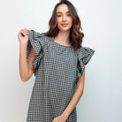 Robe Keira Vichy : Élégance intemporelle et modernité au quotidien - La boutique de Nannye