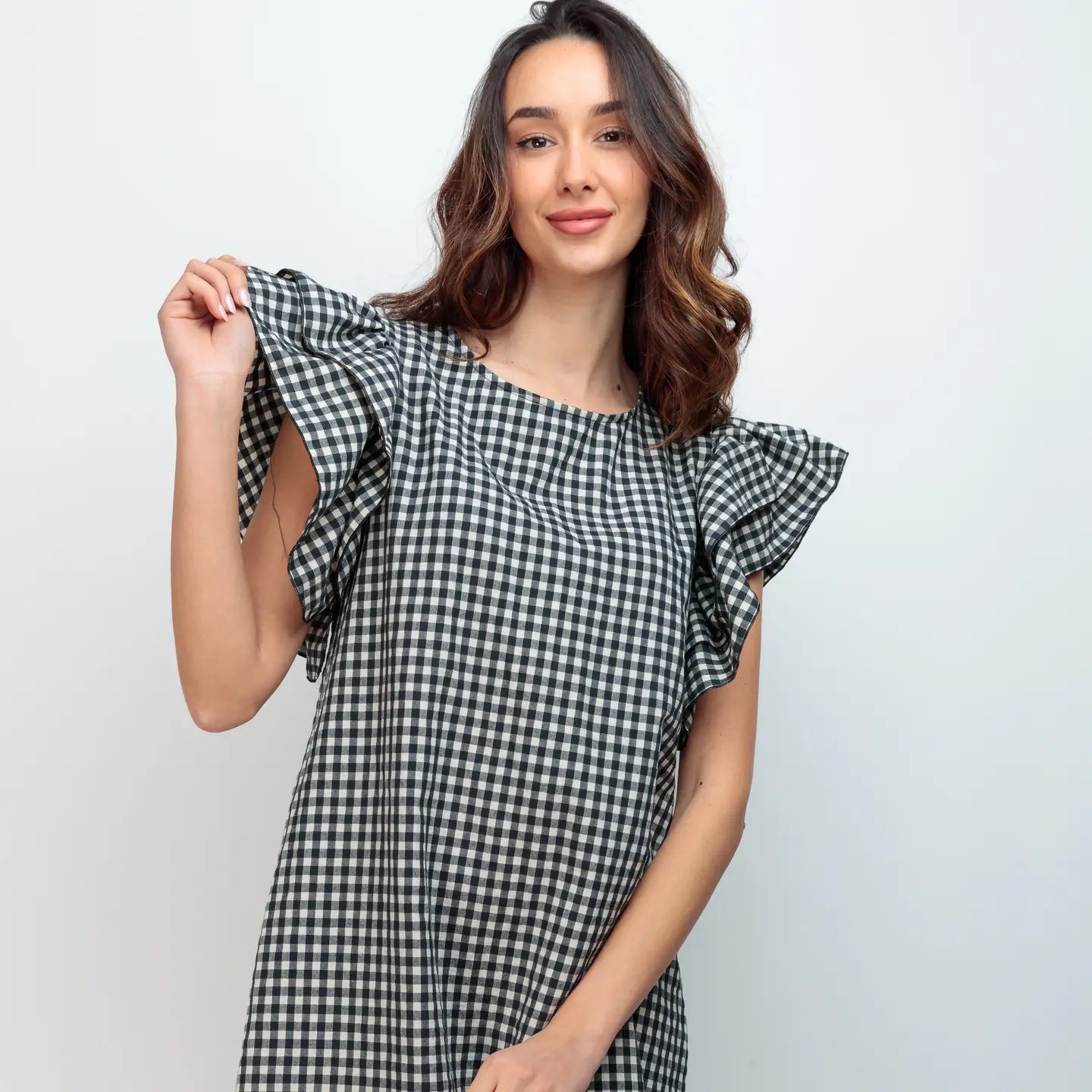 Robe Keira Vichy : Élégance intemporelle et modernité au quotidien - La boutique de Nannye