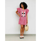 Robe Vichy rouge Lola - La boutique de Nannye
