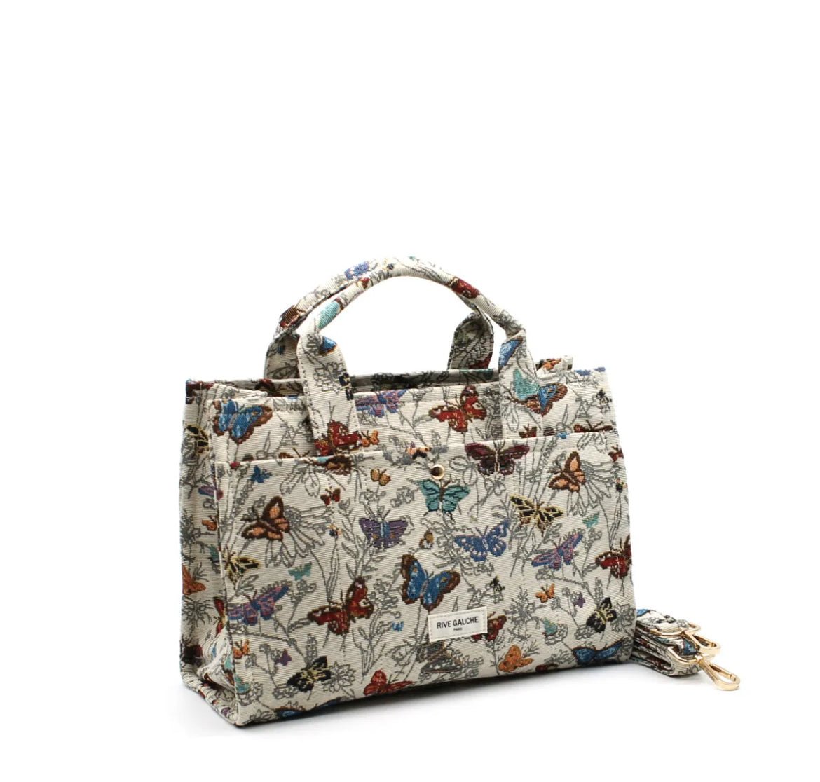 Sac cabas Rive Gauche papillons - La boutique de Nannye
