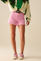 Q2 Shorts en rose