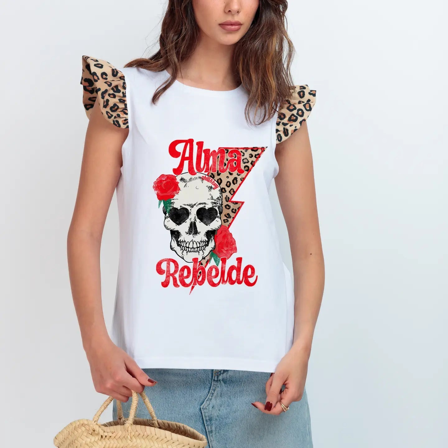 T-shirt Mini Volante Alma Rebelde – L’allié stylé au détail raffiné - La boutique de Nannye