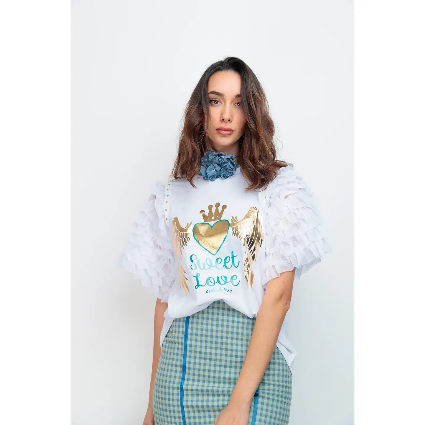 T-shirt Super 8 Sweet Love – Un volume subtil pour un style affirmé - La boutique de Nannye