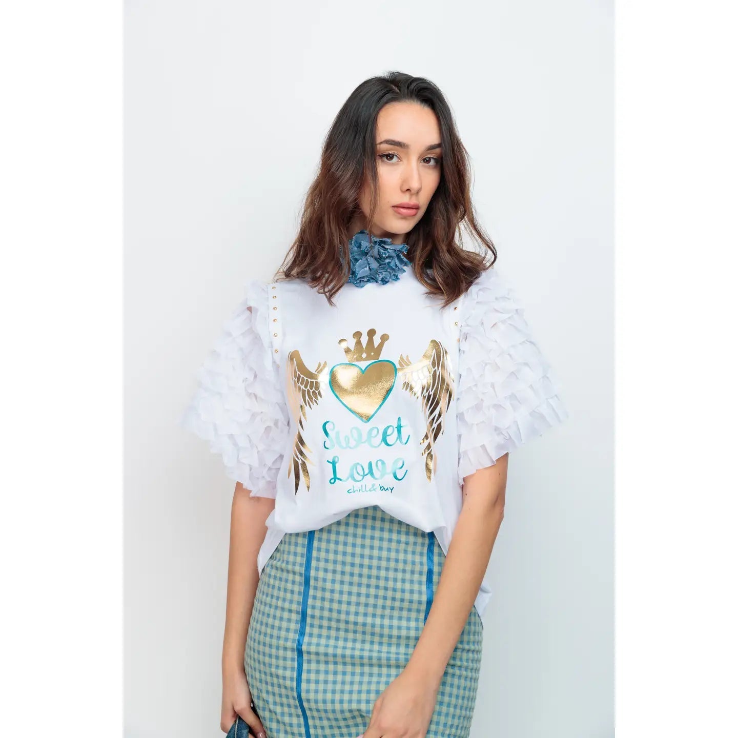 T-shirt Super 8 Sweet Love – Un volume subtil pour un style affirmé - La boutique de Nannye