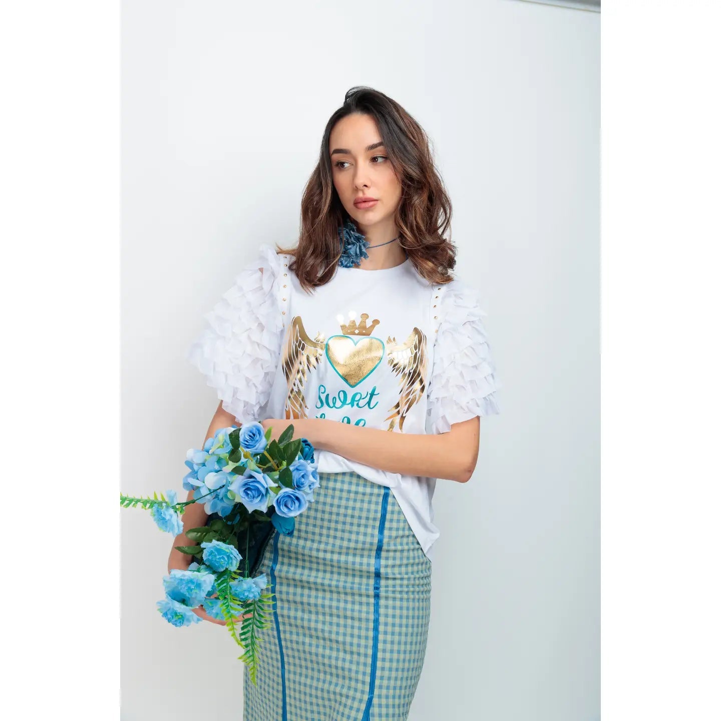 T-shirt Super 8 Sweet Love – Un volume subtil pour un style affirmé - La boutique de Nannye