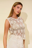 Top sans manches en crochets Lazar - La boutique de Nannye