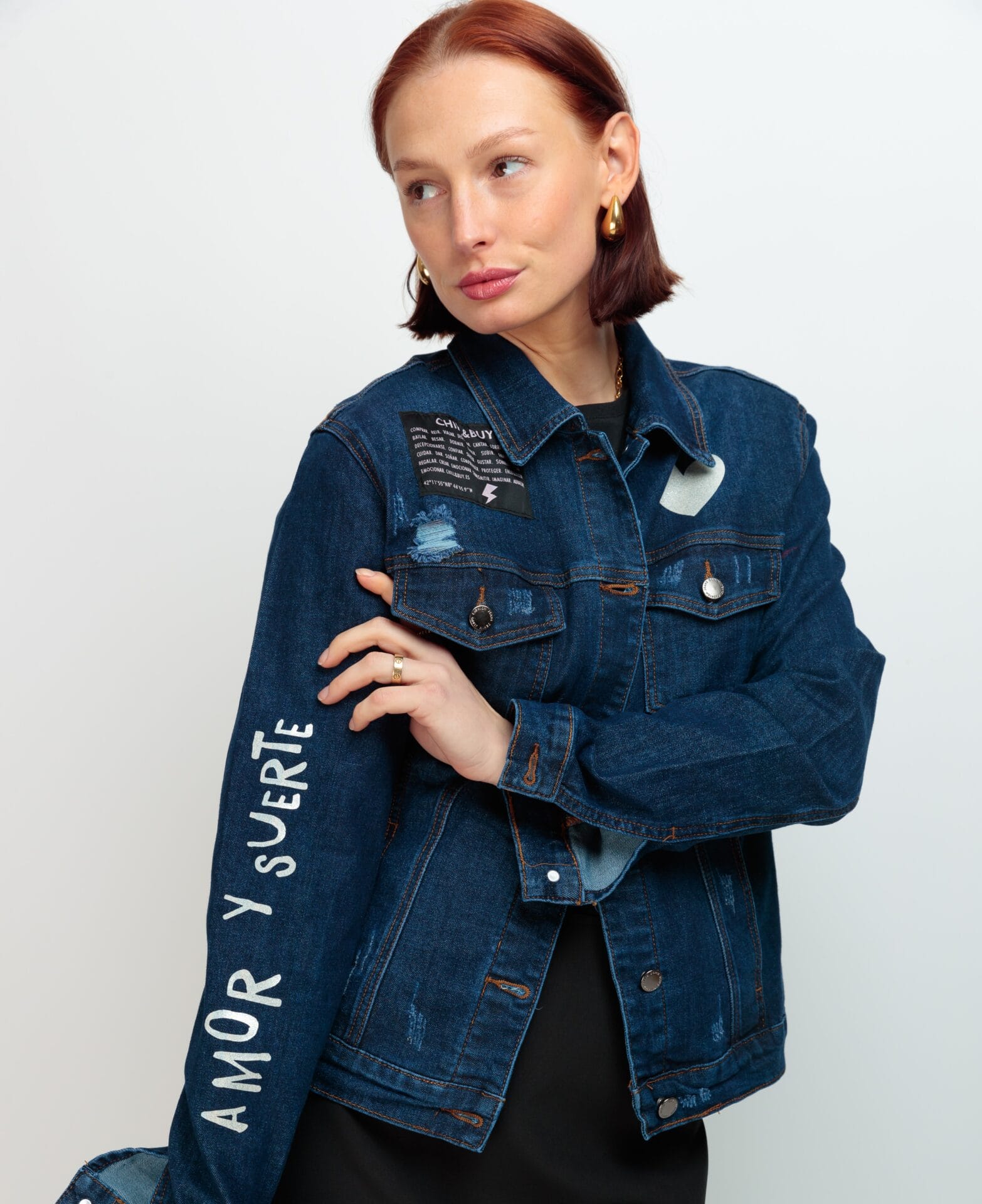 Veste en Jean AMO - La boutique de Nannye